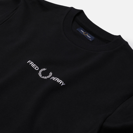 Мужская толстовка Fred Perry Colour Block Graphic Black