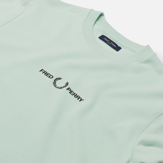 Мужская толстовка Fred Perry Colour Block Graphic Misty Jade