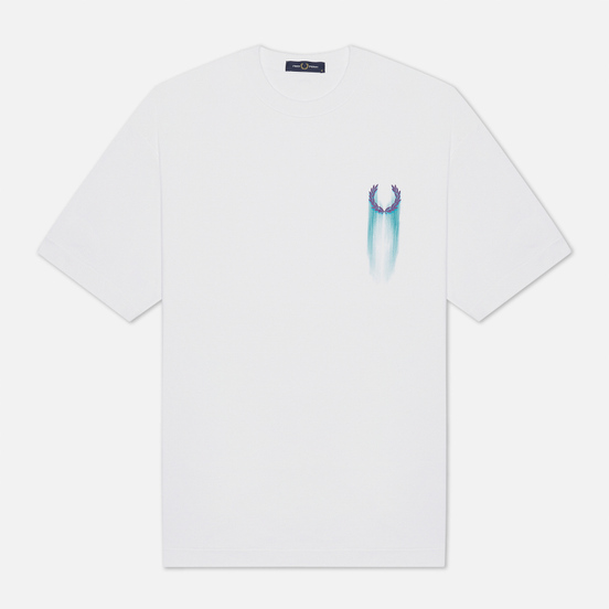 Мужская футболка Fred Perry Abstract Sport White