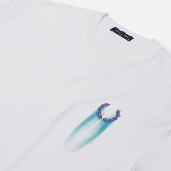 Мужская футболка Fred Perry Abstract Sport White