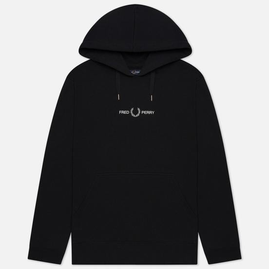 Мужская толстовка Fred Perry Colour Block Graphic Hoodie Black