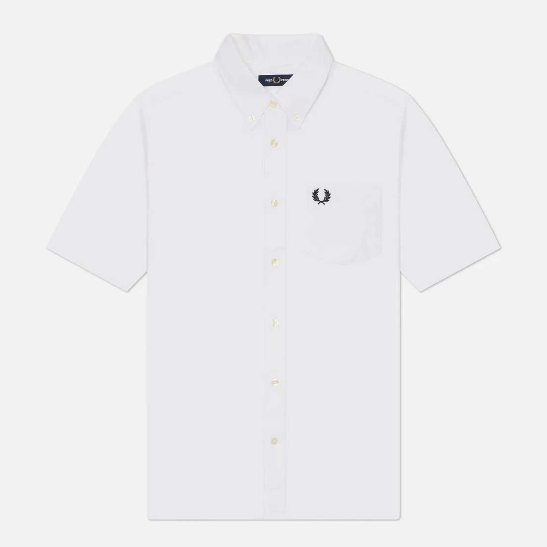 Fred Perry Мужская рубашка Oxford Regular Short Sleeve