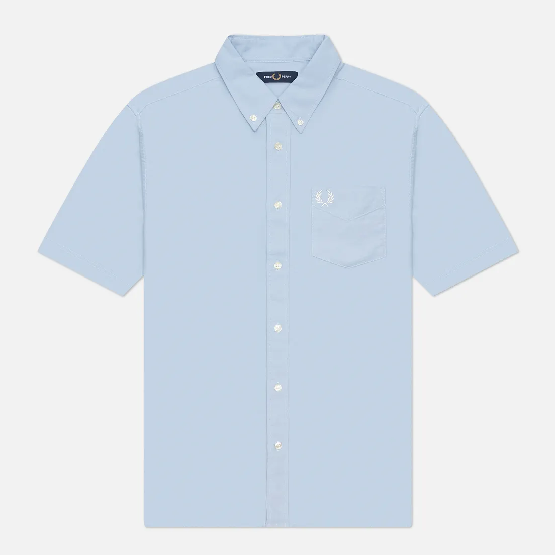 Fred Perry Мужская рубашка Oxford Regular Short Sleeve