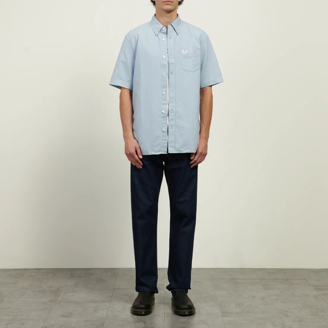Fred Perry Мужская рубашка Oxford Regular Short Sleeve