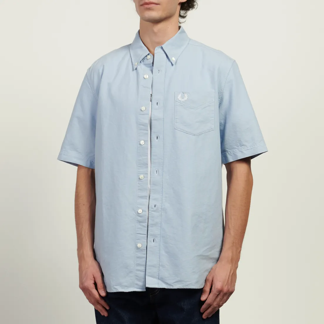 Fred Perry Мужская рубашка Oxford Regular Short Sleeve