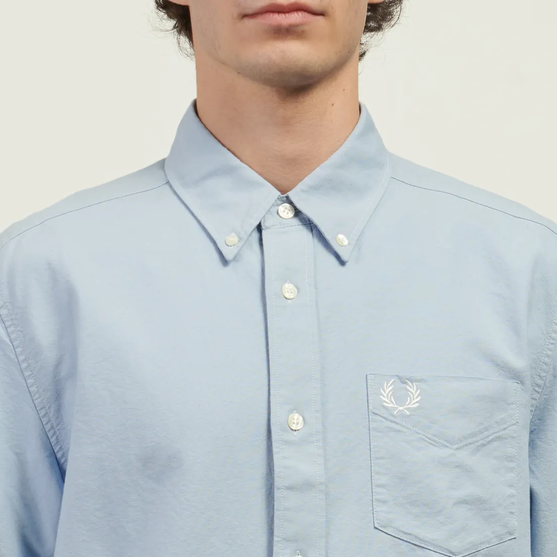 Fred Perry Мужская рубашка Oxford Regular Short Sleeve