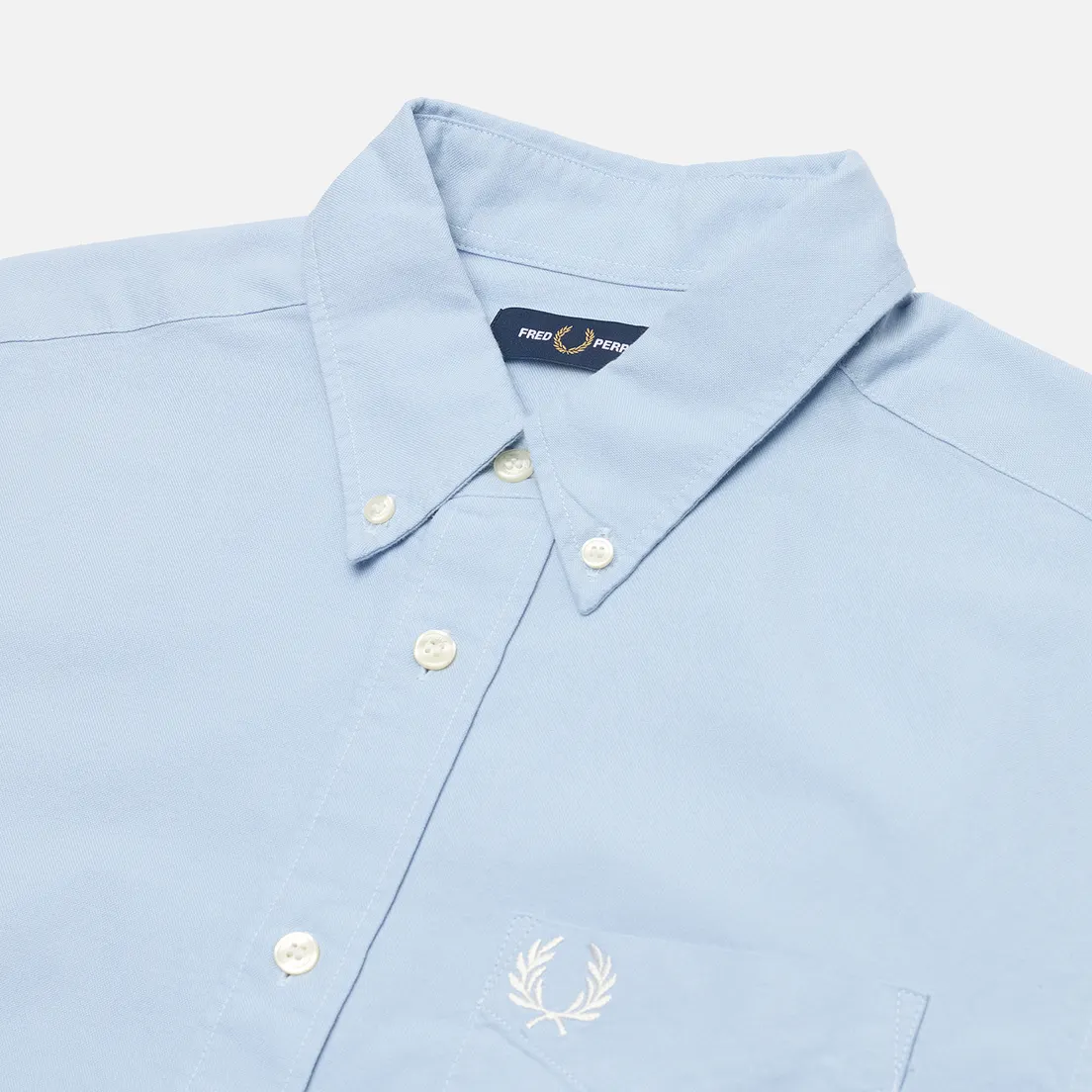 Fred Perry Мужская рубашка Oxford Regular Short Sleeve