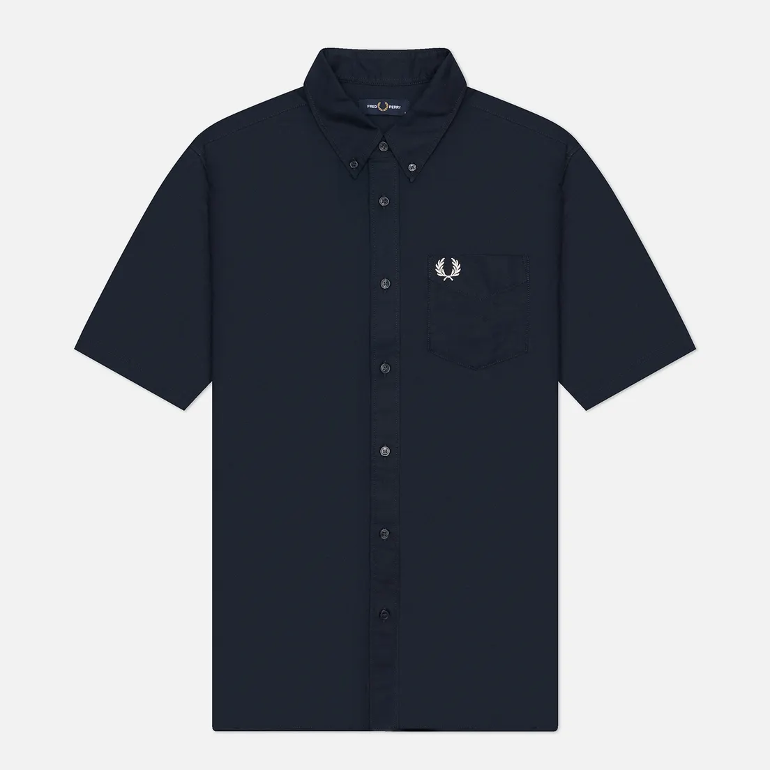 Fred Perry Мужская рубашка Oxford Regular Short Sleeve