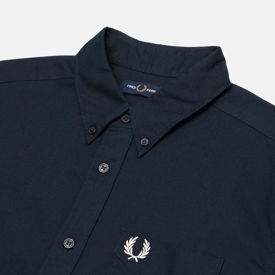 Fred Perry Мужская рубашка Oxford Regular Short Sleeve
