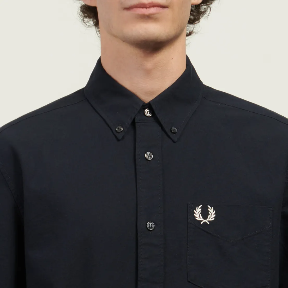 Fred Perry Мужская рубашка Oxford Regular Short Sleeve