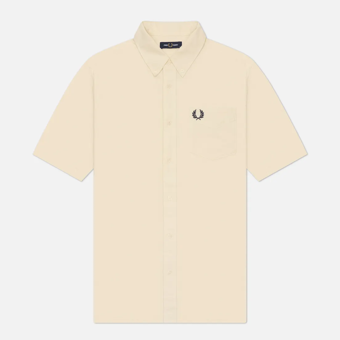 Fred Perry Мужская рубашка Oxford Regular Short Sleeve
