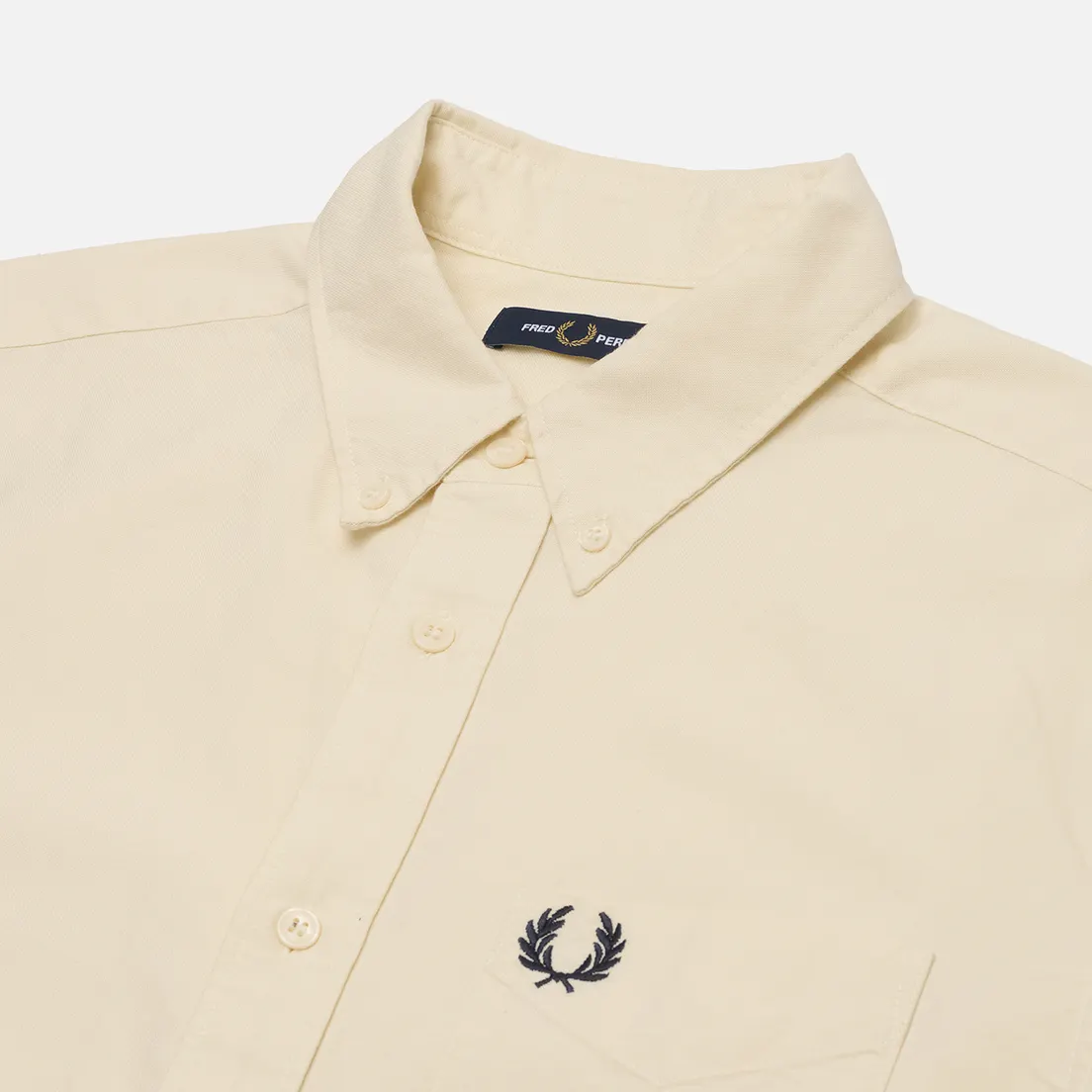 Fred Perry Мужская рубашка Oxford Regular Short Sleeve