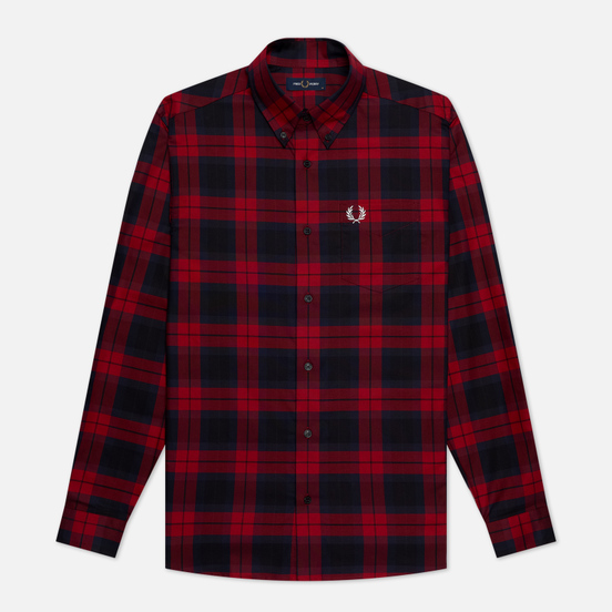 Мужская рубашка Fred Perry Bold Tartan Deep Red