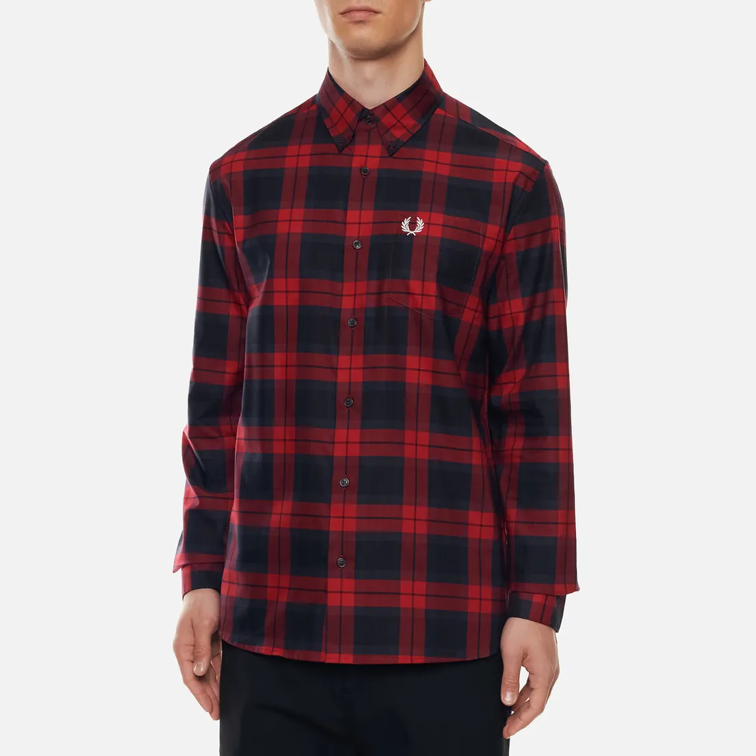Fred Perry Мужская рубашка Bold Tartan