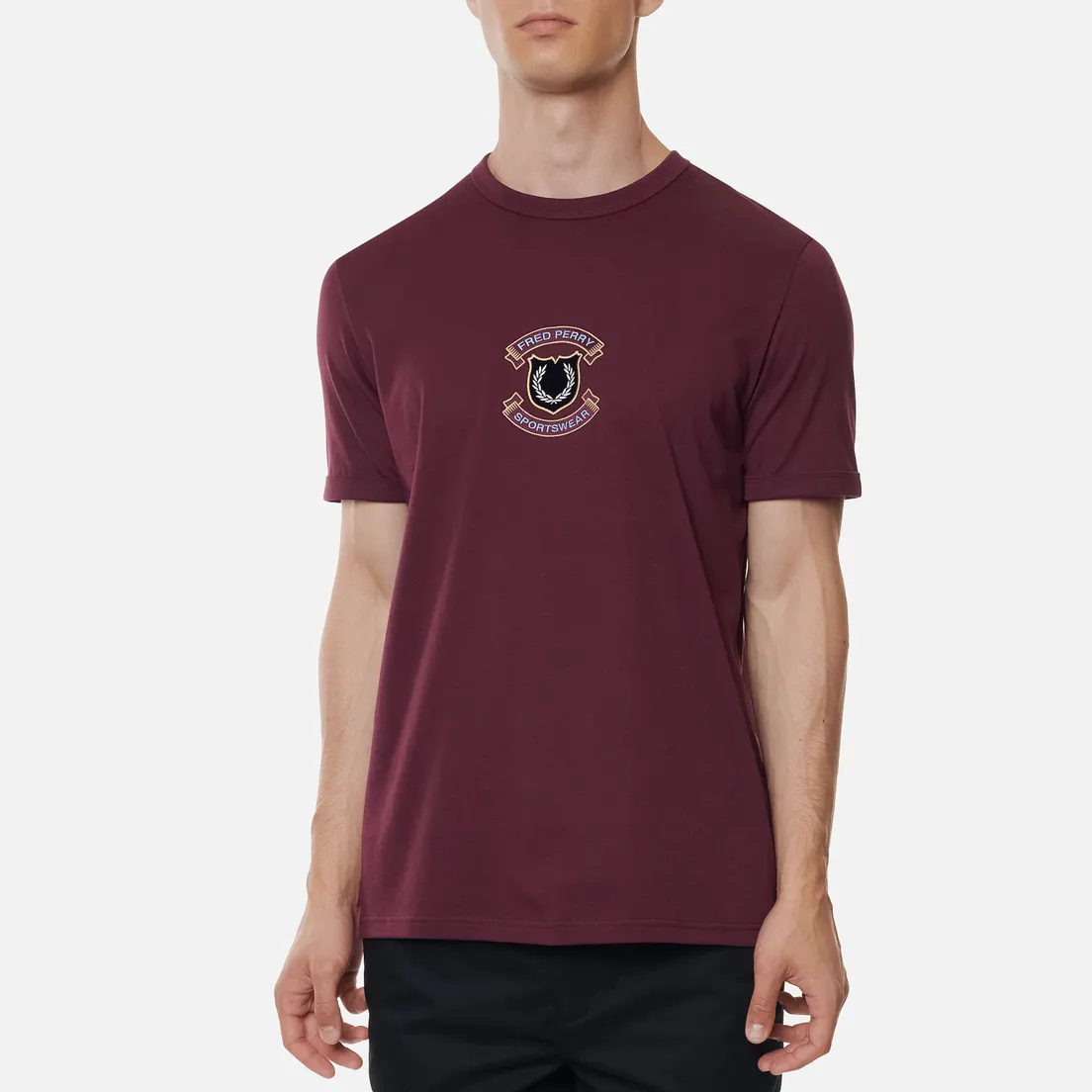 Fred Perry Мужская футболка Embroidered Sheild