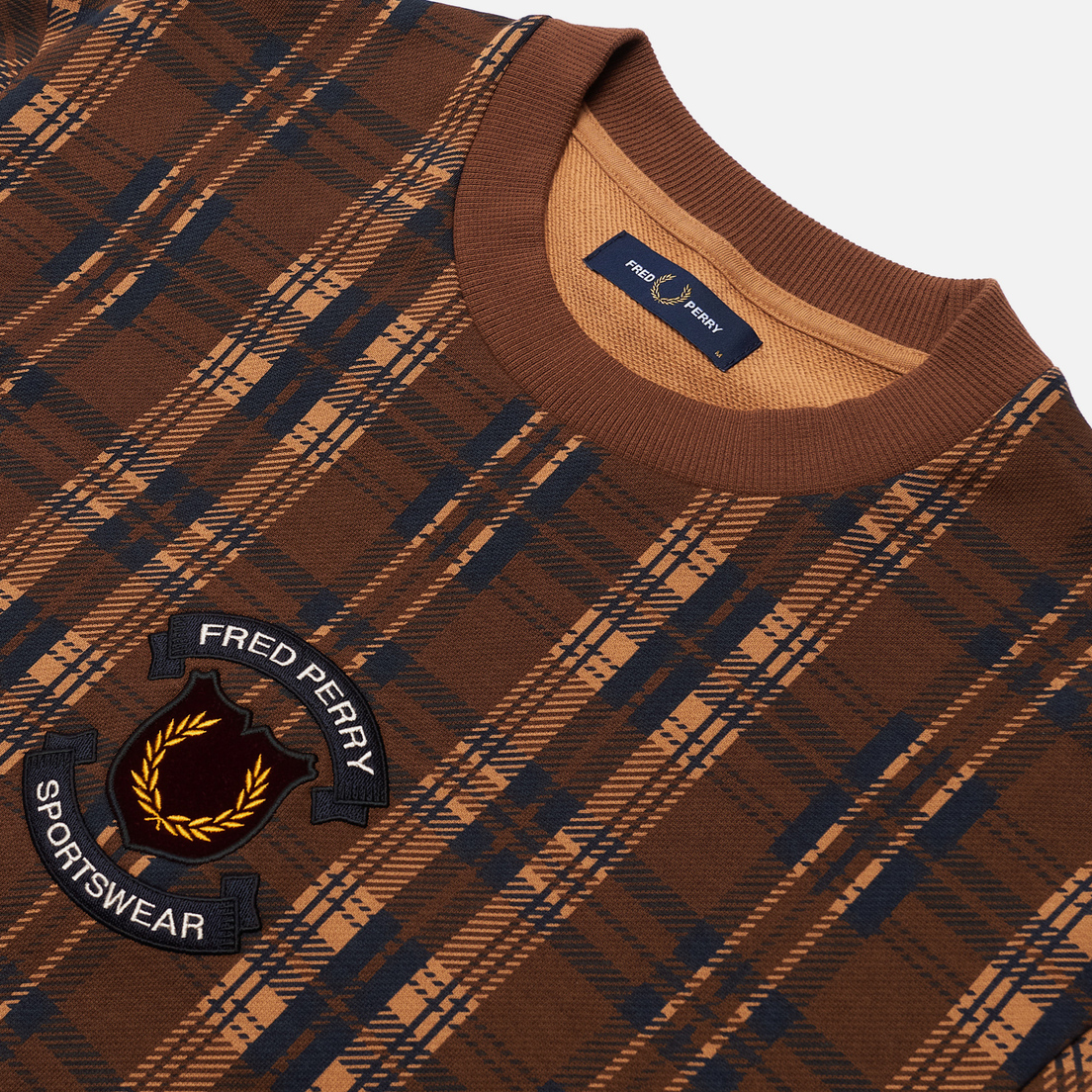 Fred Perry Мужская толстовка Shield Checked