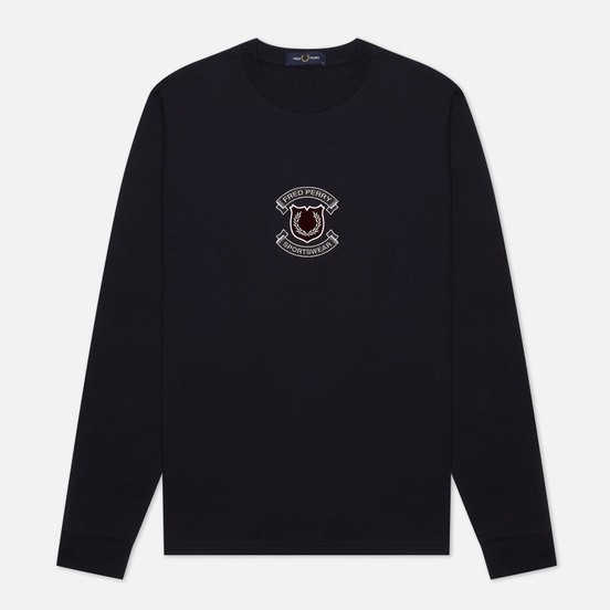 Мужской лонгслив Fred Perry LS Shield Navy