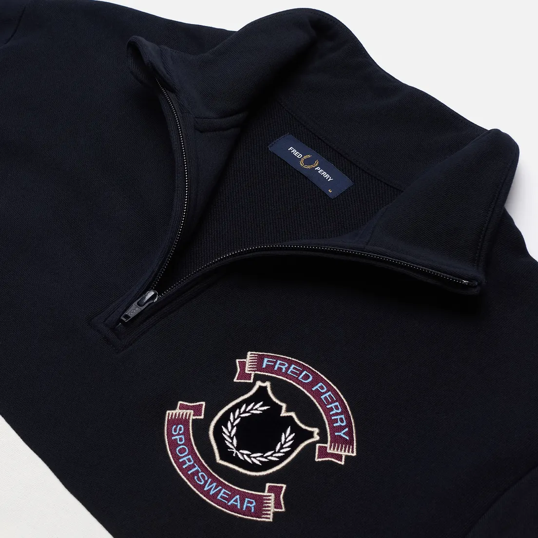 Fred Perry Мужская толстовка Shield Half-Zip