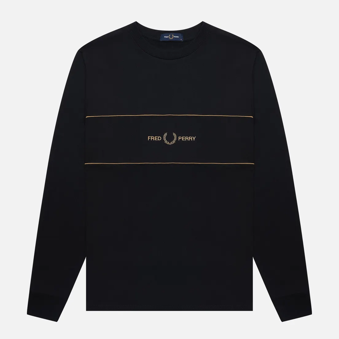 Fred Perry Мужской лонгслив Embroidered Panel