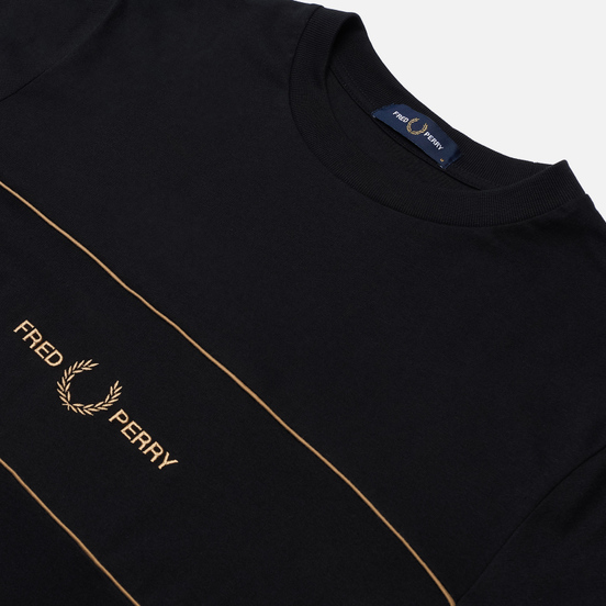 Мужской лонгслив Fred Perry Embroidered Panel Black