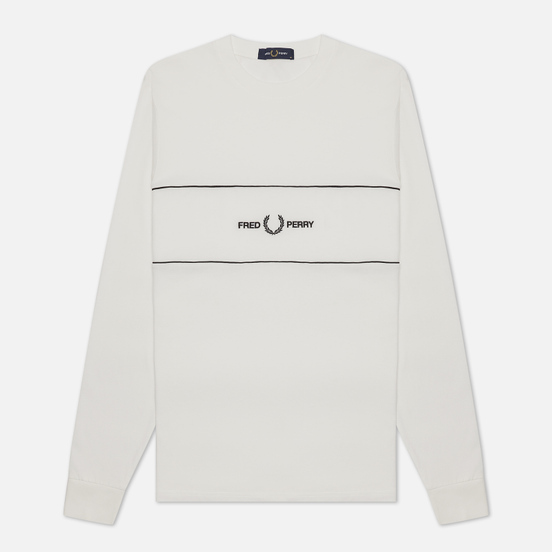 Мужской лонгслив Fred Perry Embroidered Panel Snow White