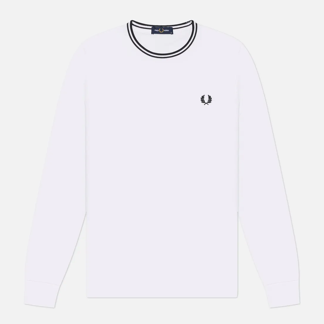 Fred Perry Мужской лонгслив Twin Tipped