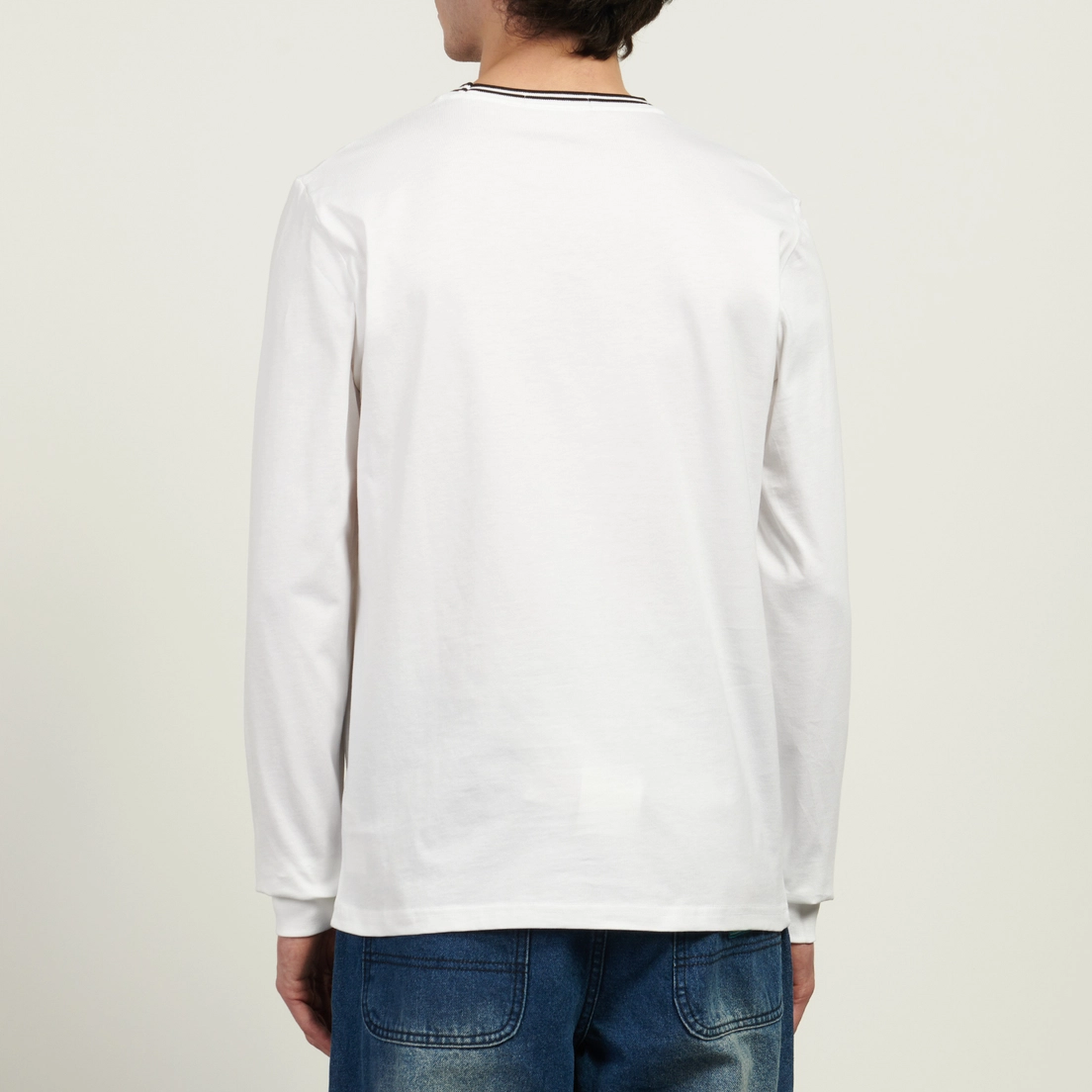 Fred Perry Мужской лонгслив Twin Tipped