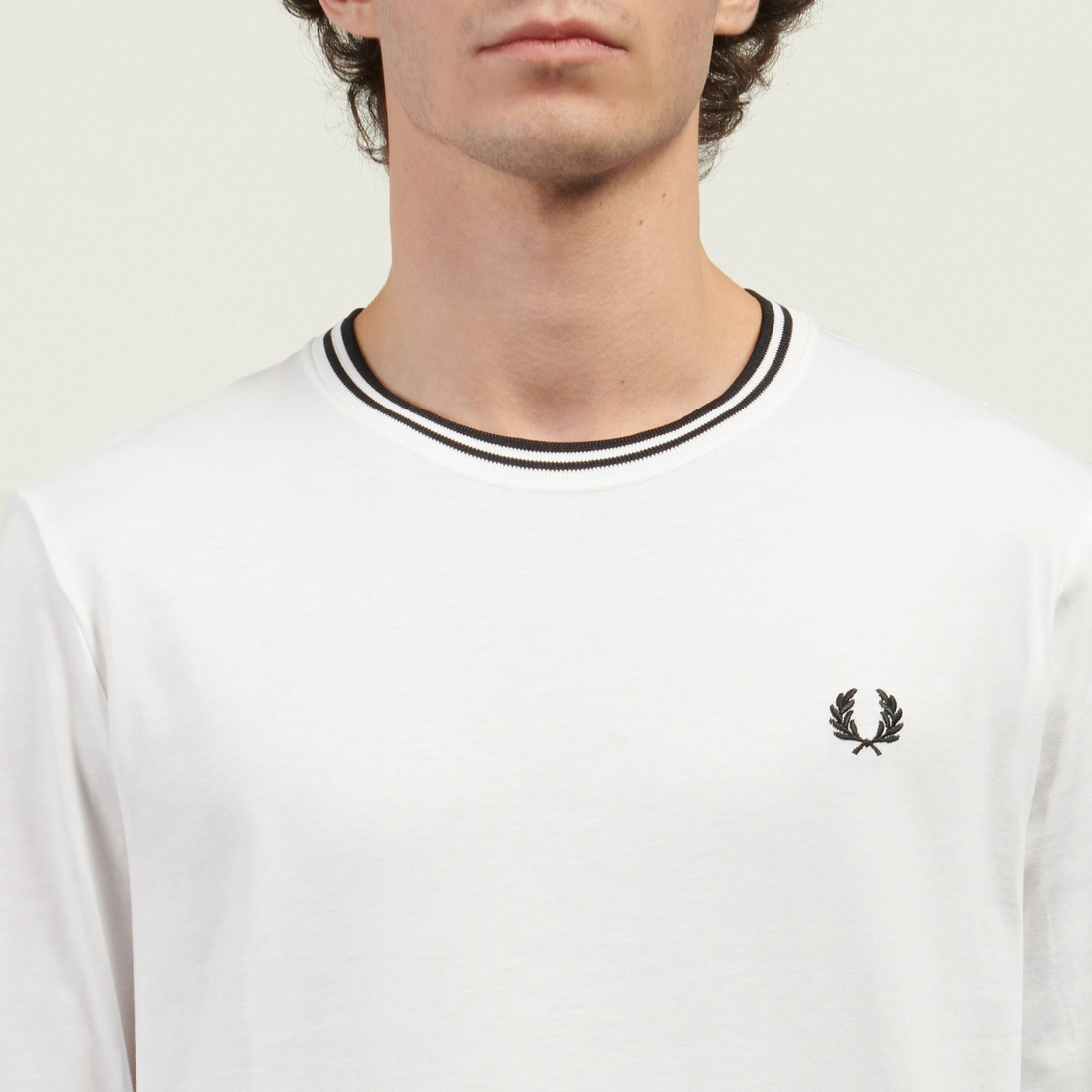 Fred Perry Мужской лонгслив Twin Tipped