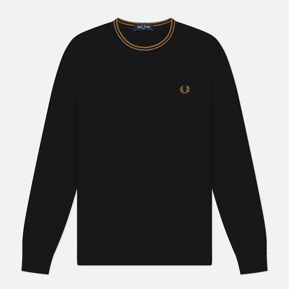 Fred Perry Мужской лонгслив Twin Tipped