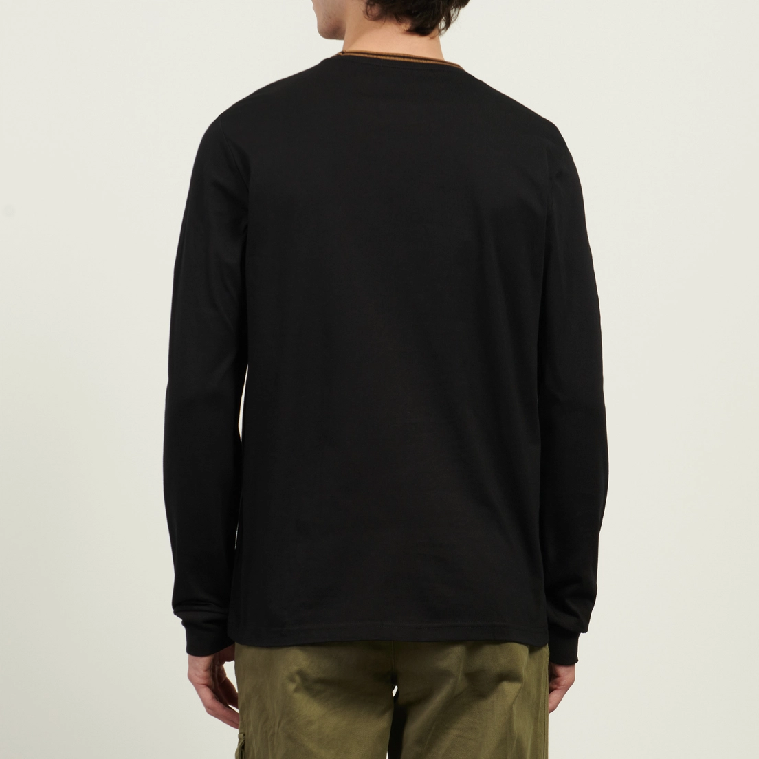 Fred Perry Мужской лонгслив Twin Tipped