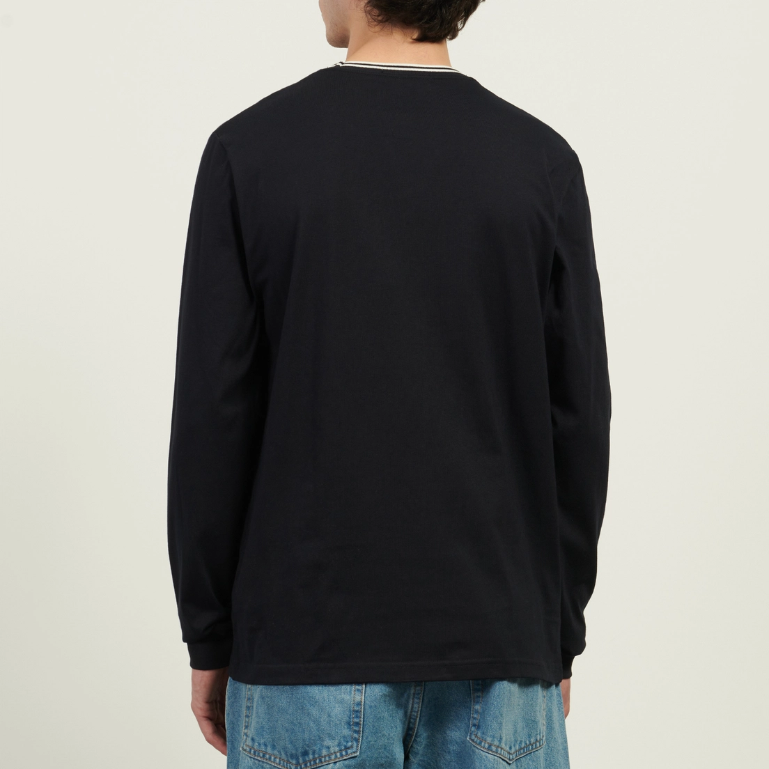 Fred Perry Мужской лонгслив Twin Tipped