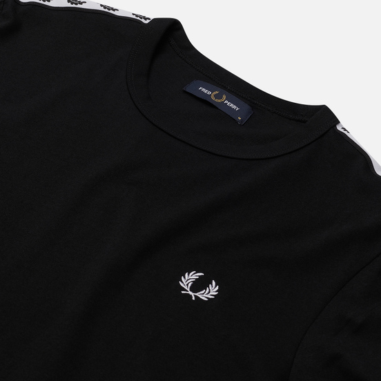 Мужской лонгслив Fred Perry LS Taped Black