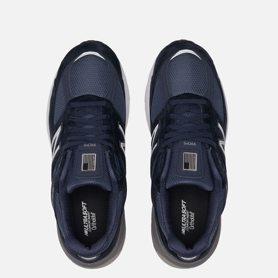 Мужские кроссовки New Balance 990v5 Navy/Silver
