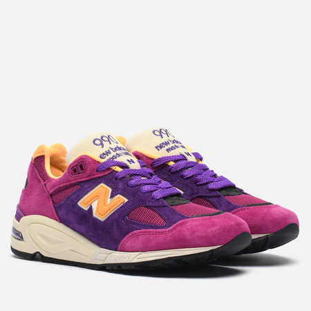 фото Кроссовки new balance x teddy santis 990v2, цвет фиолетовый, размер 37 eu