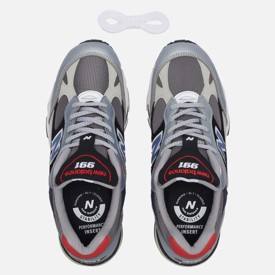 Мужские кроссовки New Balance M991SKR Silver/Navy