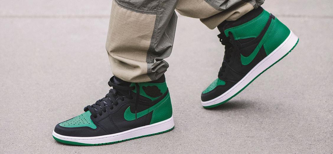 air jordan 1 high pine green