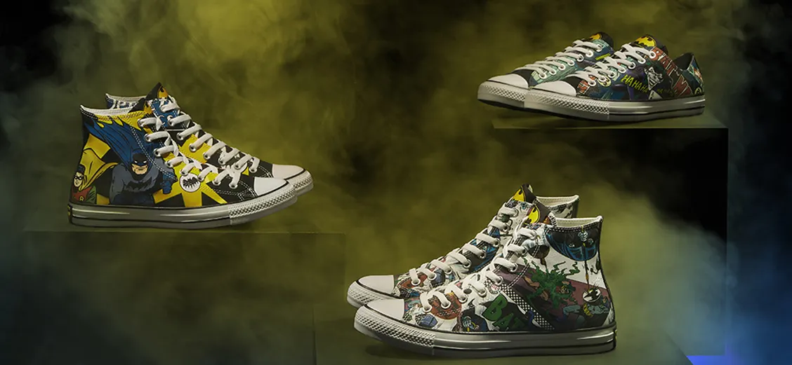 Converse × Batman: 80 лет Тёмному рыцарю Готэма