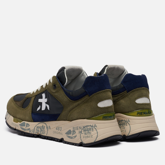 Мужские кроссовки Premiata Mase 5162 Olive/Navy