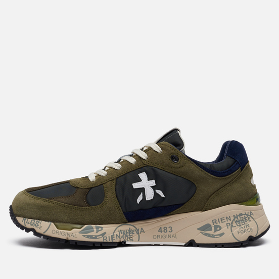 Мужские кроссовки Premiata Mase 5162 Olive/Navy