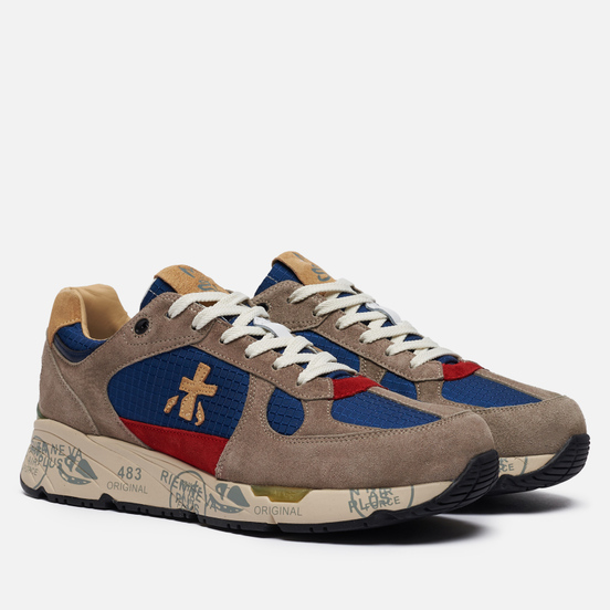 Мужские кроссовки Premiata Mase 5169 Grey/Navy/Red