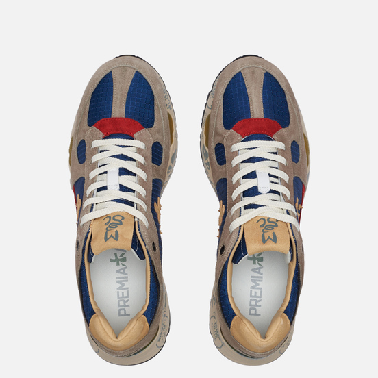 Мужские кроссовки Premiata Mase 5169 Grey/Navy/Red