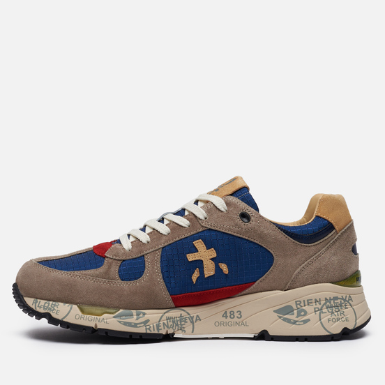 Мужские кроссовки Premiata Mase 5169 Grey/Navy/Red