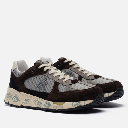 фото Мужские кроссовки premiata mase 6422, цвет серый, размер 40 eu