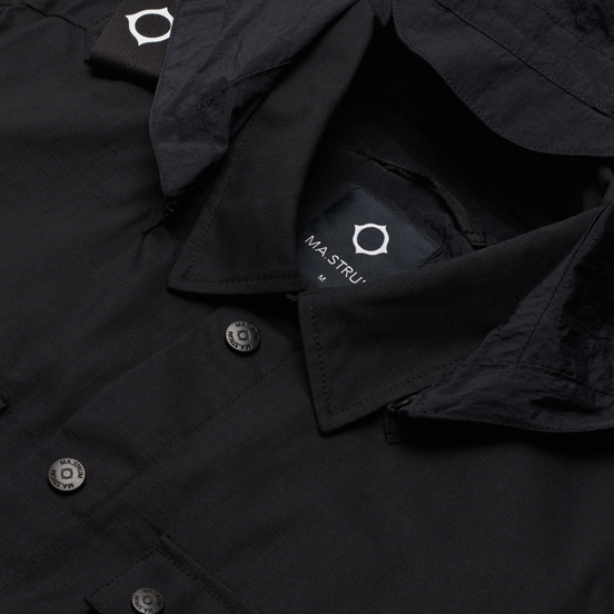 Мужская куртка MA.Strum DH Hooded Overshirt Jet Black