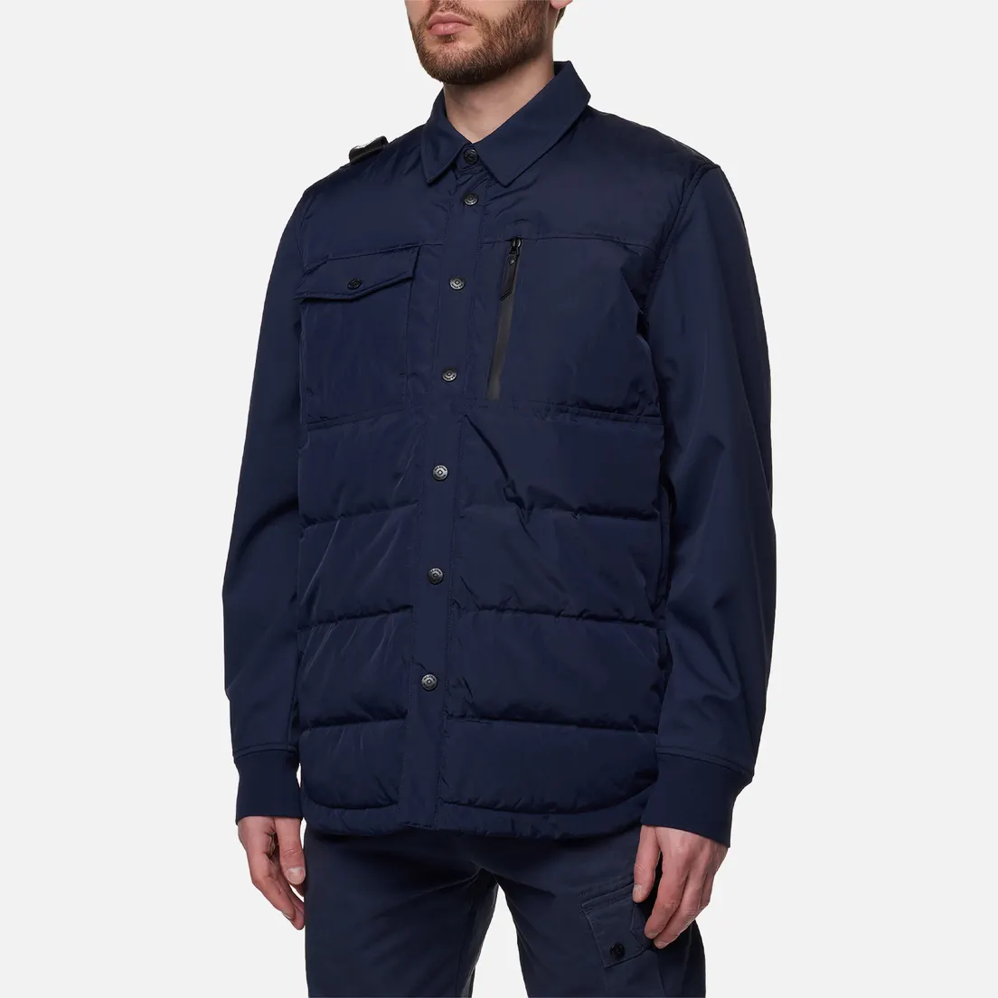 MA.Strum Мужская куртка ветровка Softshell Down Quilt Overshirt