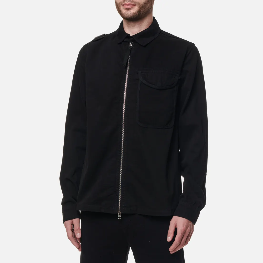 MA.Strum Мужская куртка ветровка Garment Dyed Zip Front Overshirt