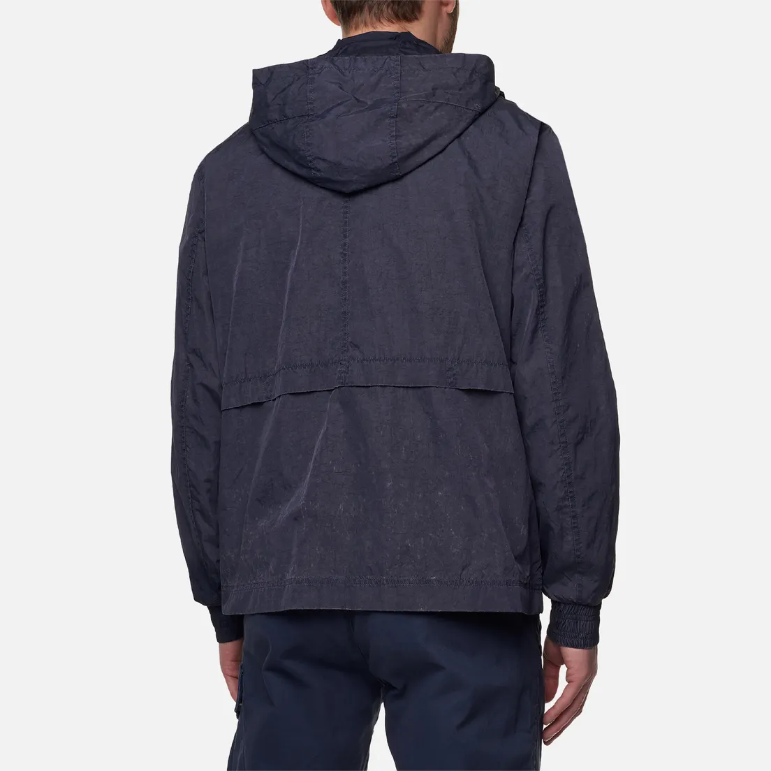 MA.Strum Мужская куртка ветровка Acid Wash Funnel Neck Runner