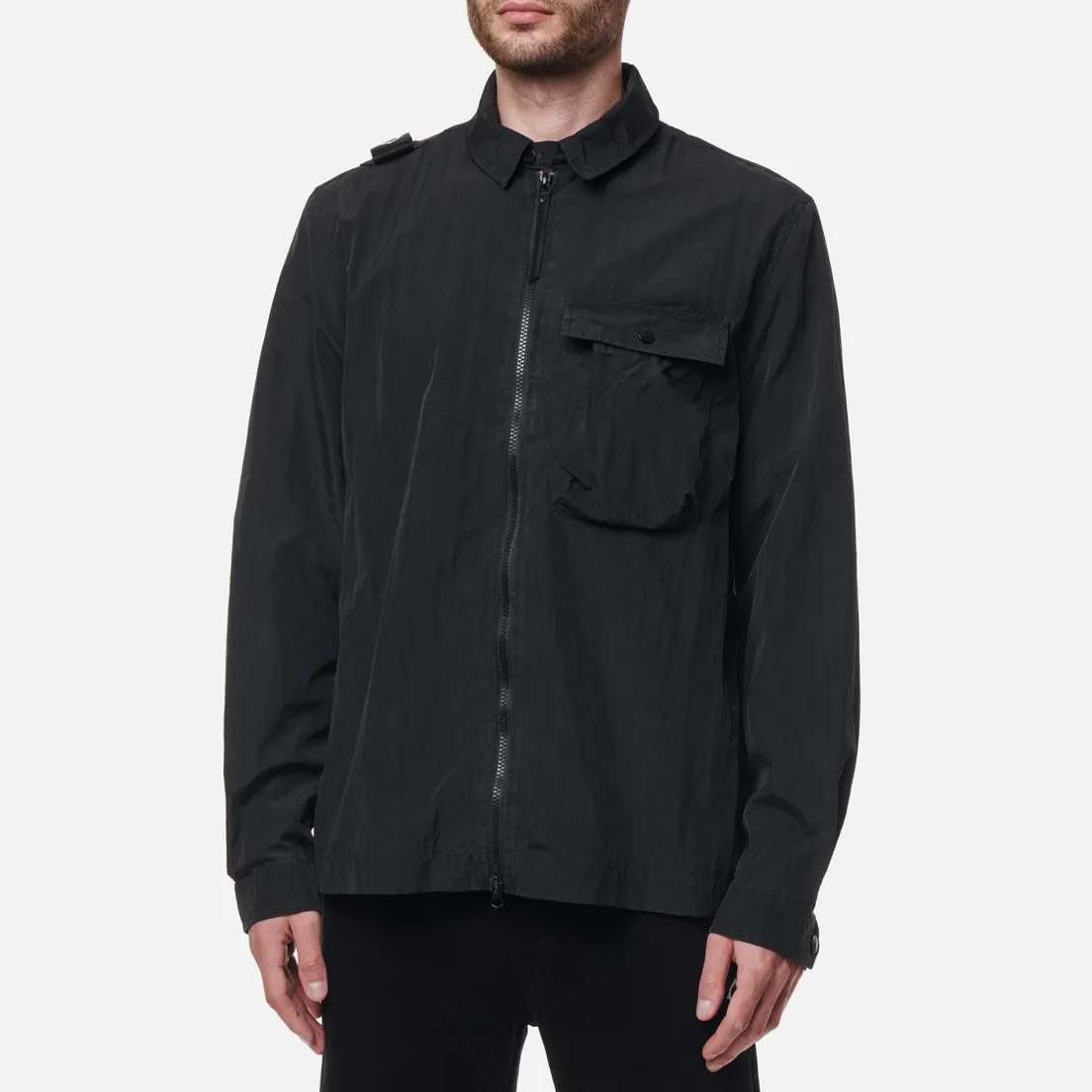 MA.Strum Мужская куртка ветровка Acid Wash Overshirt