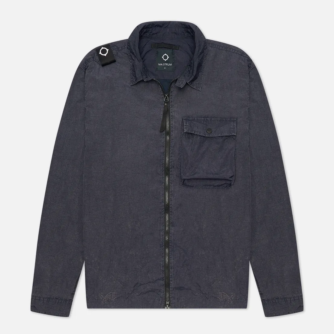 MA.Strum Мужская куртка ветровка Acid Wash Overshirt