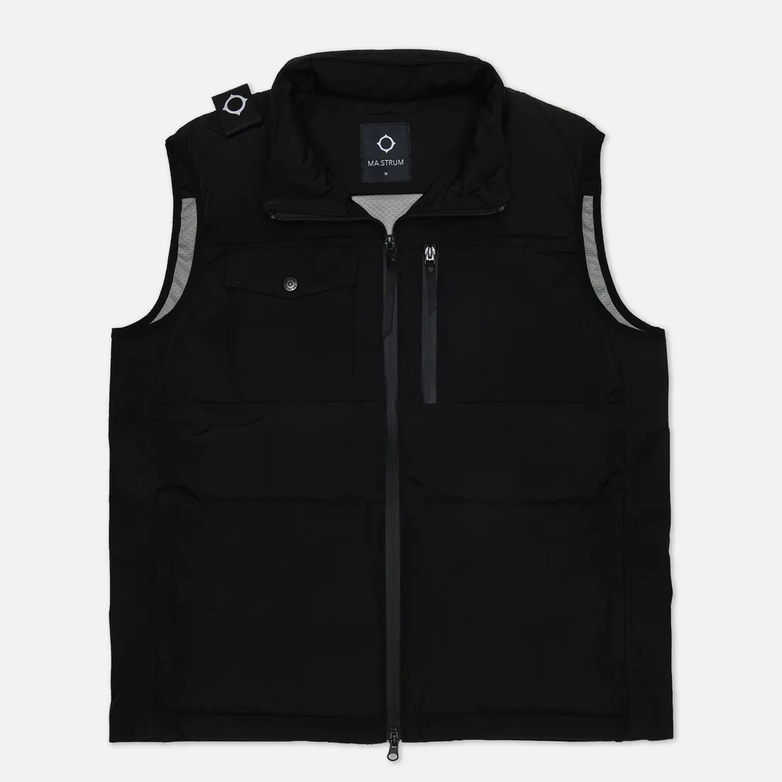 MA.Strum Мужской жилет Softshell Down Quilt Funnel Neck
